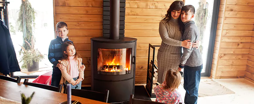 Morso Cast Iron Fireplace Insert Installation in New York, New York