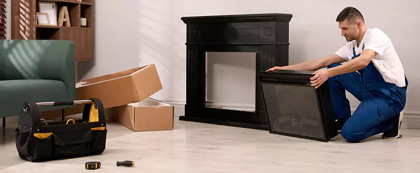 Old Rusted Metal Fireplace Repair And Replacement in New York, NY
