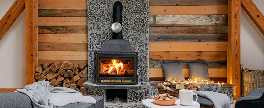 Thelin Hearth Products Direct Vent Gas Stove Fireplace Inspection in New York, New York