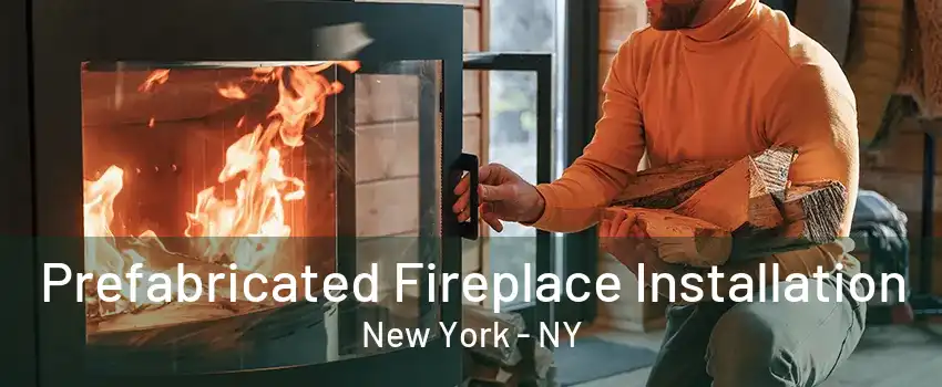  Prefabricated Fireplace Installation New York - NY