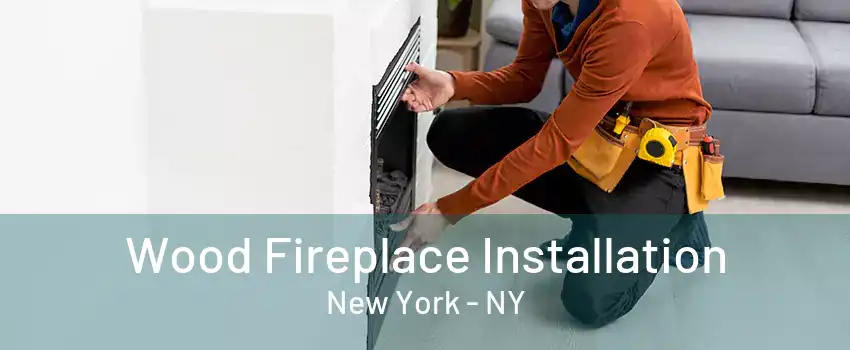  Wood Fireplace Installation New York - NY